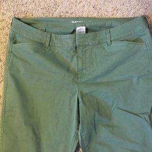 Green pixie pants